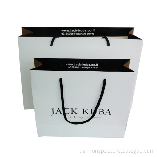 Custom Recyclable Paper Bag Printing (OEM-PB006)